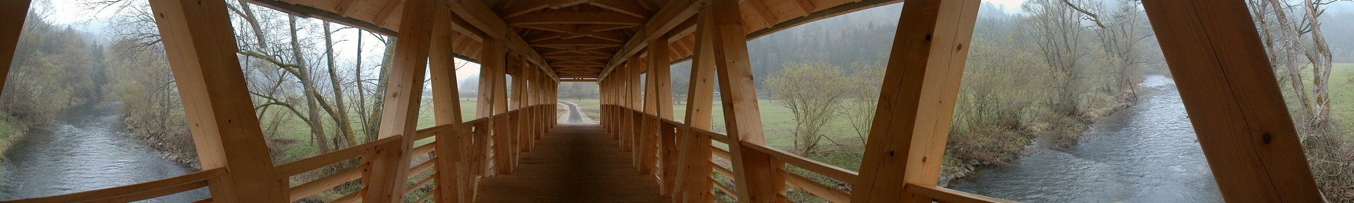 Panorama der Schenkenbergbr&uuml;cke